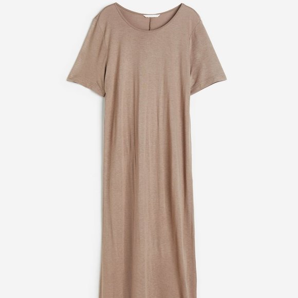 H&M T-shirt Dress in Beige Size S - Picture 4 of 10